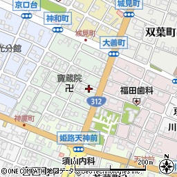 兵庫県姫路市神和町97周辺の地図
