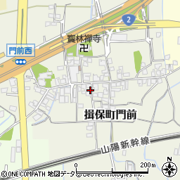 兵庫県たつの市揖保町門前177周辺の地図