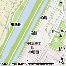 愛知県西尾市吉良町上横須賀佐渡周辺の地図