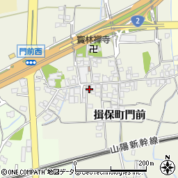 兵庫県たつの市揖保町門前181周辺の地図