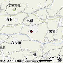 愛知県蒲郡市豊岡町イヨ周辺の地図