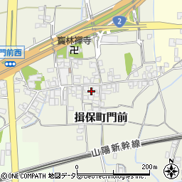 兵庫県たつの市揖保町門前211周辺の地図