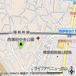兵庫県姫路市広畑区西蒲田1593周辺の地図