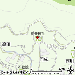 相楽神社周辺の地図