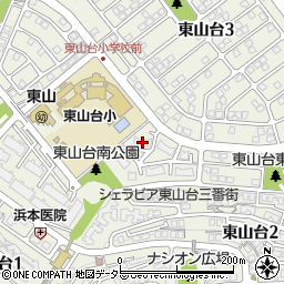 ＵＲ都市機構東山台ハイツ２０２号棟周辺の地図