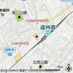 ココカラファイン遠州森町店周辺の地図