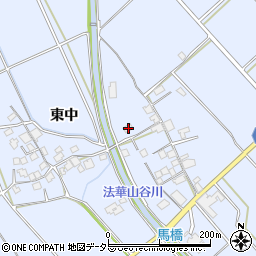 兵庫県加古川市志方町東中51周辺の地図