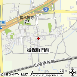 兵庫県たつの市揖保町門前243周辺の地図