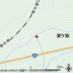 兵庫県赤穂郡上郡町梨ケ原1013周辺の地図