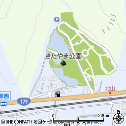 きたやま公園周辺の地図