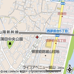 兵庫県姫路市広畑区西蒲田416周辺の地図