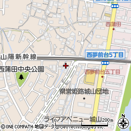 兵庫県姫路市広畑区西蒲田451周辺の地図