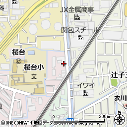 大阪府高槻市登町61-1周辺の地図