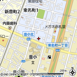 株式会社ハーテック・ミワ　豊川営業所周辺の地図