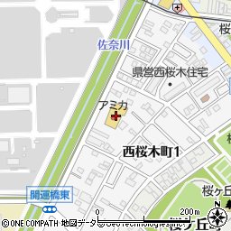 大光アミカ豊川店周辺の地図