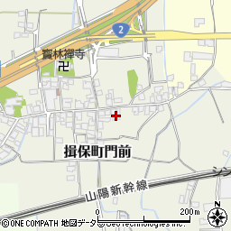 兵庫県たつの市揖保町門前441周辺の地図