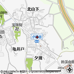 小鈴谷郵便局周辺の地図