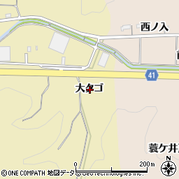 愛知県額田郡幸田町逆川大クゴ周辺の地図
