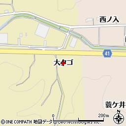 愛知県幸田町（額田郡）逆川（大クゴ）周辺の地図