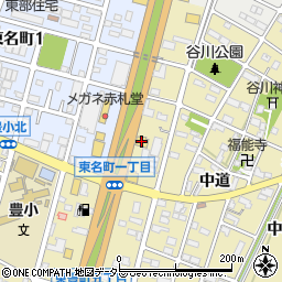 ステーキ宮豊川店周辺の地図