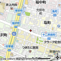 兵庫県姫路市十二所前町107周辺の地図