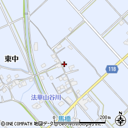 兵庫県加古川市志方町東中122周辺の地図