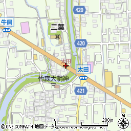 太田周辺の地図