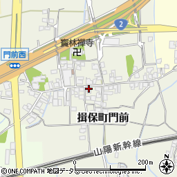 兵庫県たつの市揖保町門前210周辺の地図