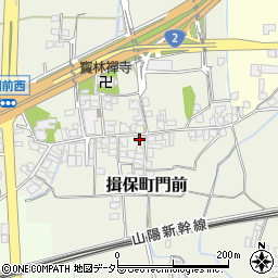 兵庫県たつの市揖保町門前212周辺の地図