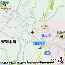 三重県亀山市安知本町265周辺の地図