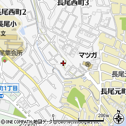 クランコート枚方弐番館周辺の地図