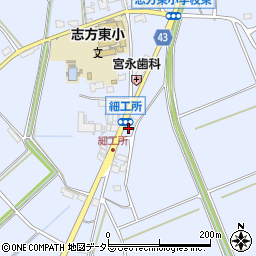 兵庫県加古川市志方町細工所110周辺の地図