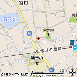 静岡県浜松市浜名区宮口191周辺の地図