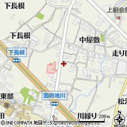 愛知県蒲郡市豊岡町国府地川52周辺の地図