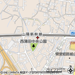 兵庫県姫路市広畑区西蒲田1574周辺の地図