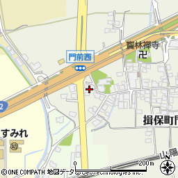 兵庫県たつの市揖保町門前188周辺の地図