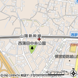 兵庫県姫路市広畑区西蒲田1576周辺の地図