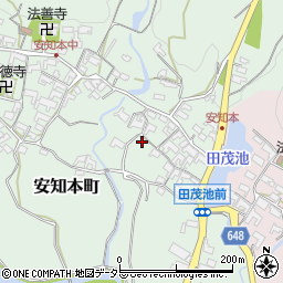 三重県亀山市安知本町288周辺の地図