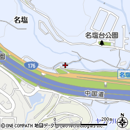 兵庫県西宮市塩瀬町名塩703周辺の地図