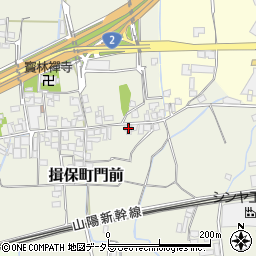兵庫県たつの市揖保町門前249周辺の地図