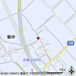 兵庫県加古川市志方町東中46周辺の地図