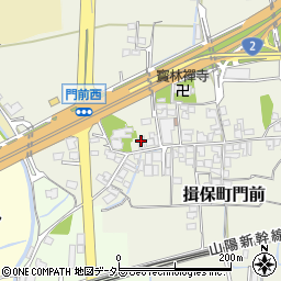 兵庫県たつの市揖保町門前46周辺の地図