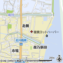 愛知県知多郡武豊町冨貴北側周辺の地図