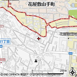 兵庫県川西市花屋敷1丁目16-30周辺の地図