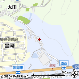 兵庫県揖保郡太子町原周辺の地図