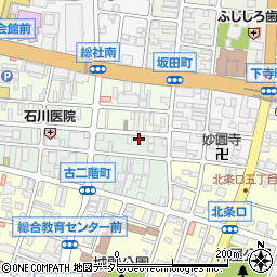 パークンパーク古二階町第９駐車場周辺の地図