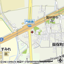 兵庫県たつの市揖保町門前118周辺の地図