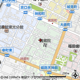 兵庫県姫路市神和町73周辺の地図