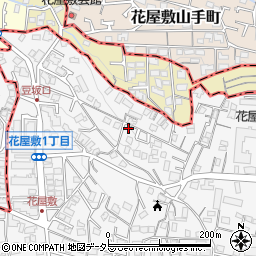兵庫県川西市花屋敷1丁目17-14周辺の地図