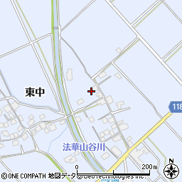 兵庫県加古川市志方町東中45周辺の地図